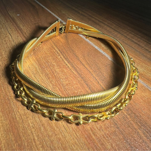 Golden Weave Necklace