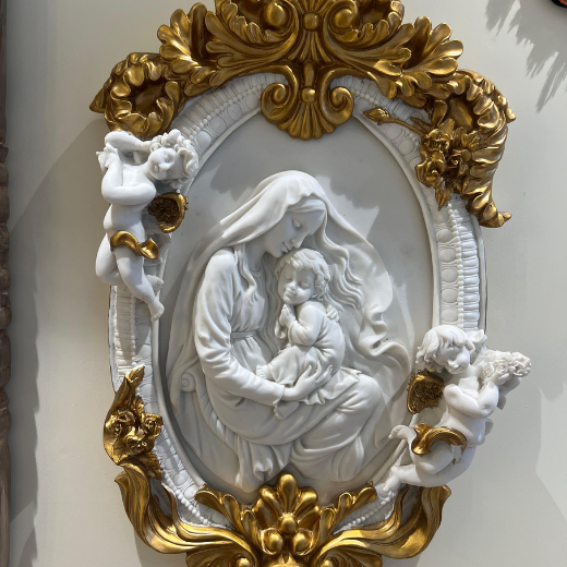 Wall Hanging Cherubs Plaque